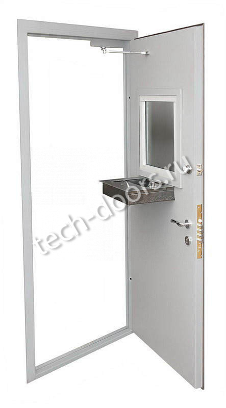 Дверь техническая однопольная кассовая 1080x2050